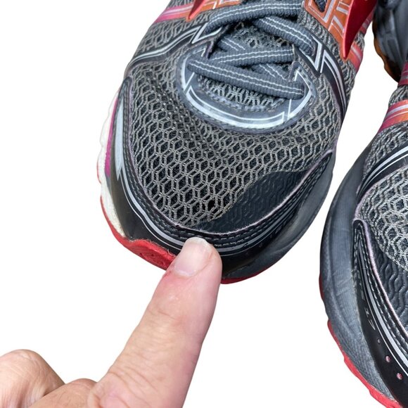 Brooks GTS 17 Womans pink gray running sneakers SZ 9D SKU 9421 - Picture 15 of 16